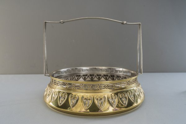 Jugendstil Centerpiece with Original Glass, 1908-SPD-673933