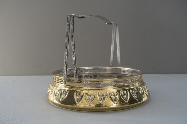 Jugendstil Centerpiece with Original Glass, 1908-SPD-673933