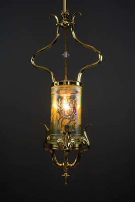 Jugendstil Pendant Lamp, Vienna, 1900s,-SPD-1001844