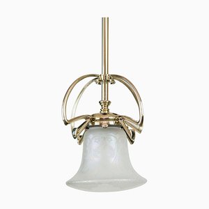 Jugendstil Pendant Lamp with Original Glass Shade, Circa 1908-SPD-899714