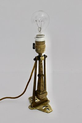 Jugendstil Table Lamp or Sconce in Brass, Austria, 1910s-NB-1335556