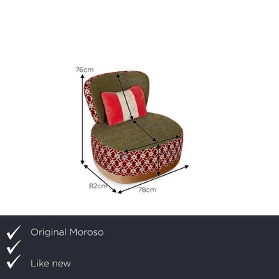 Juju Sushi Edition Fabric Armchair from Moroso-RQW-2023806