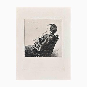 Jules de Goncourt, Portrait of Edmond de Goncourt, Etching, 1860-ZCI-2029570