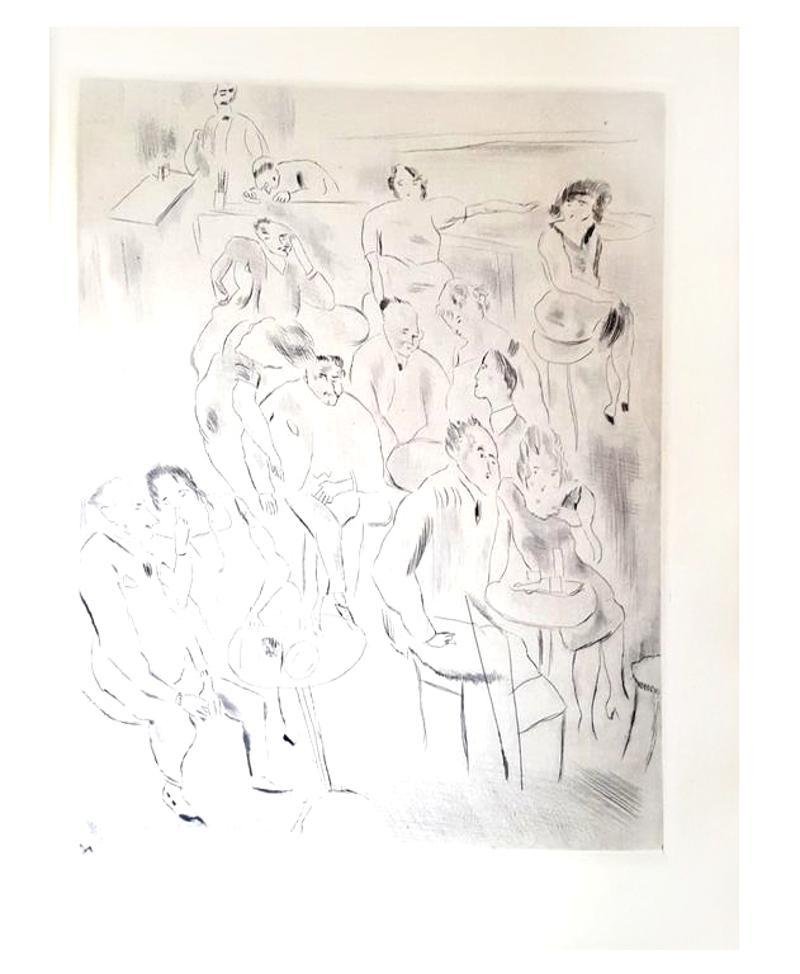 Jules Pascin - Au Bal - Original Etching 1927