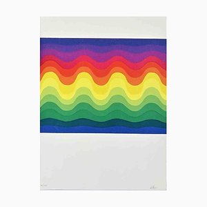 Julio Le Parc, Colored Waves, Screen Print, 1976-ZCI-1436993