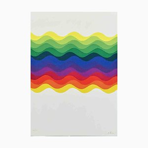 Julio Le Parc, Colored Waves, Screen Print, 1976-ZCI-1436992