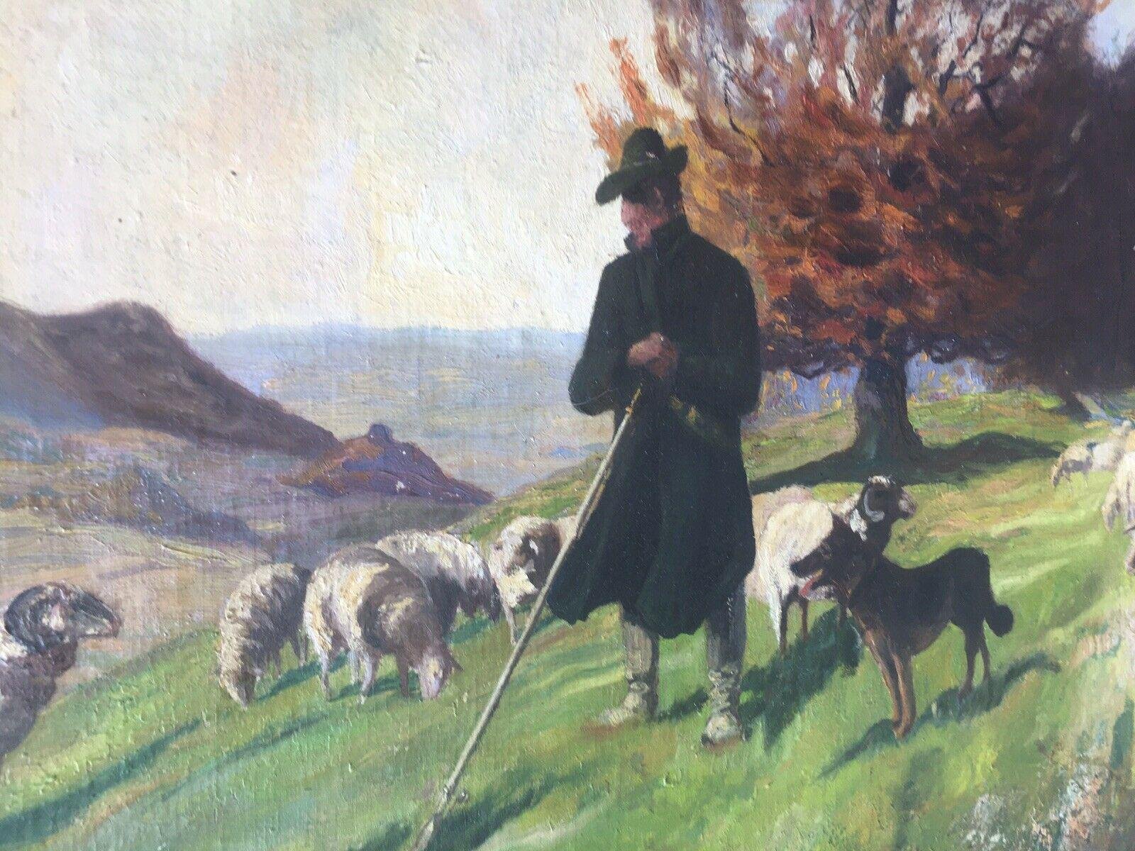 Julius Hellner, 1871-1942, Schäfer High Dörnberg Kolitz, Oil on Canvas