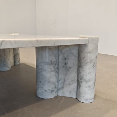 Jumbo Coffee Table in Carrara Marble by Gae Aulenti Knoll for Knoll Inc. / Knoll International-PRS-2023765