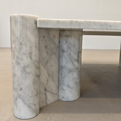 Jumbo Coffee Table in Carrara Marble by Gae Aulenti Knoll for Knoll Inc. / Knoll International-PRS-2023765