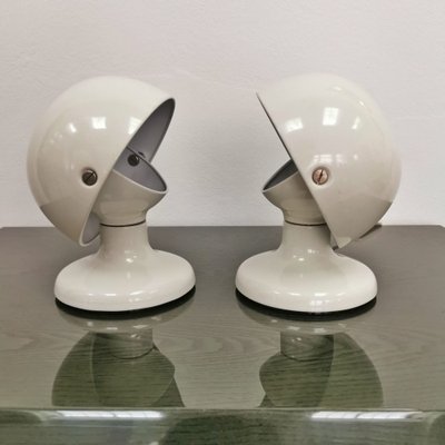 Junker Shaded Table Lamp by Afra & Tobia Scarpa for Flos, 1970s, Set of 2-PRS-1314754