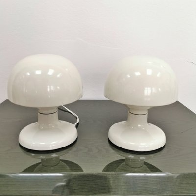 Junker Shaded Table Lamp by Afra & Tobia Scarpa for Flos, 1970s, Set of 2-PRS-1314754