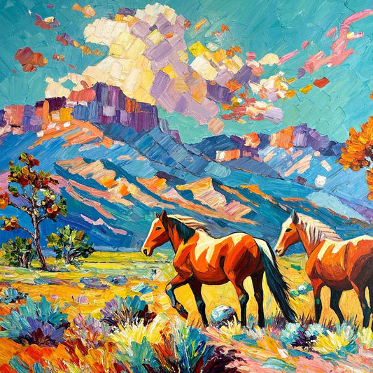 K. Husslein, Free Spirit, Oil on Canvas