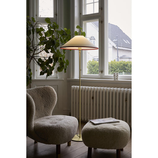 Edgeform Tafta Floor Lamp Ø52 Red/Off-White