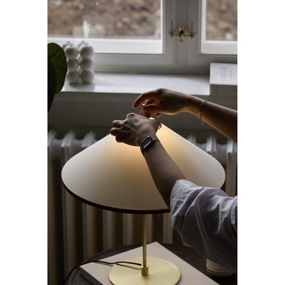 Edgeform Tafta Table Lamp Red/Off-White