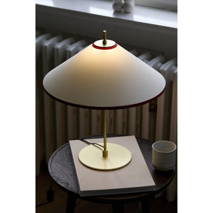 Edgeform Tafta Table Lamp Red/Off-White