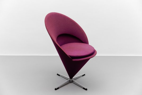 K1 Cone Chair by Verner Panton for Plus Linje, 1960s-KQB-2029020