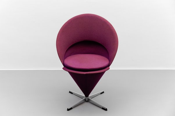 K1 Cone Chair by Verner Panton for Plus Linje, 1960s-KQB-2029020