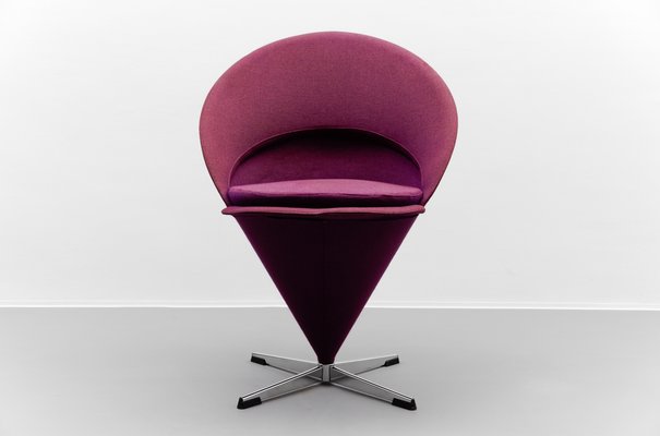 K1 Cone Chair by Verner Panton for Plus Linje, 1960s-KQB-2029020