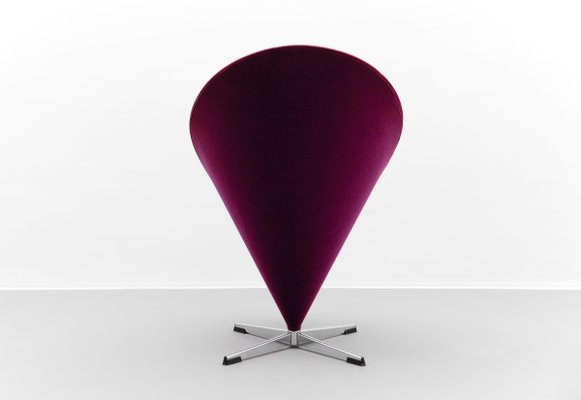 K1 Cone Chair by Verner Panton for Plus Linje, 1960s-KQB-2029020