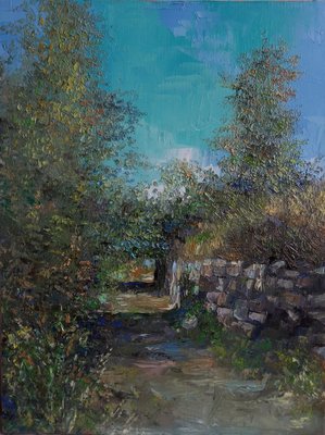 Kamsar Ohanyan, Small Path, 2023, Oil on Canvas-CHG-2037112