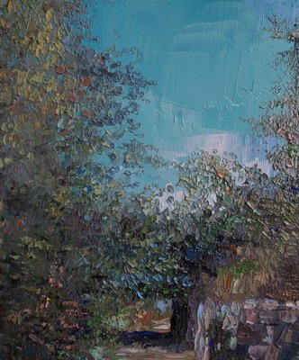 Kamsar Ohanyan, Small Path, 2023, Oil on Canvas-CHG-2037112