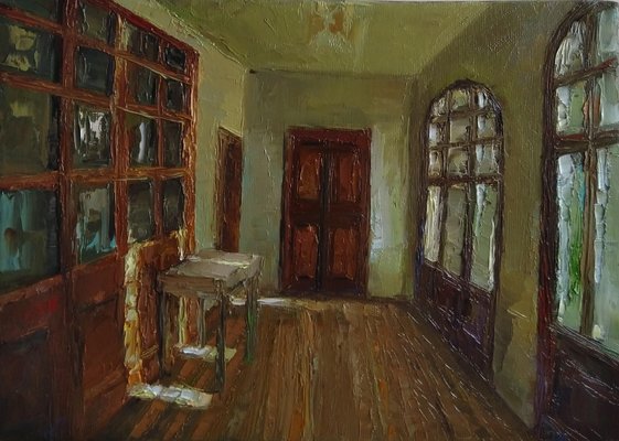 Kamsar Ohanyan, Sunny Room, 2021, Oil on Canvas-CHG-1231580