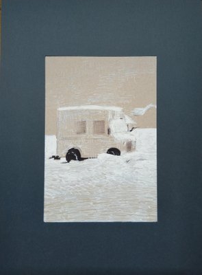 Kamsar Ohanyan, Under the Snow, 2022, Pen on Paper-CHG-1236309