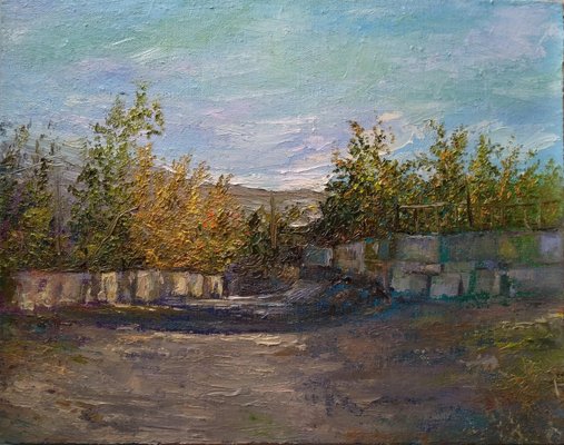 Kamsar Ohanyan, Village, 2023, Oil on Canvas-CHG-2025600