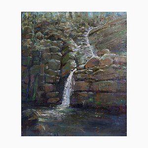 Kamsar Ohanyan, Waterfall, 2023, Oil on Canvas-CHG-2037139