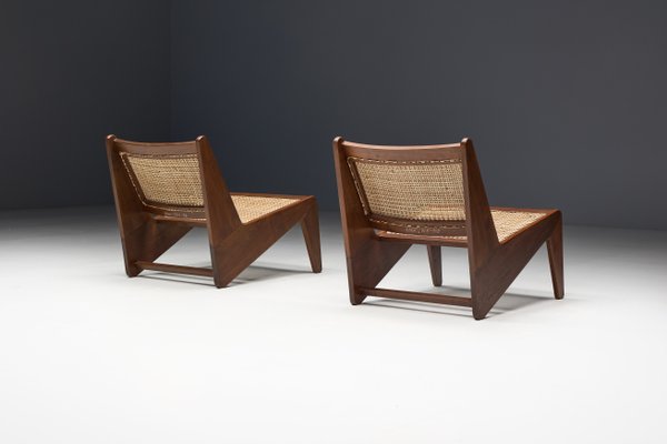 Kangaroo Chairs PJ-SI-59 by Pierre Jeanneret, India, 1950s-GW-2032207