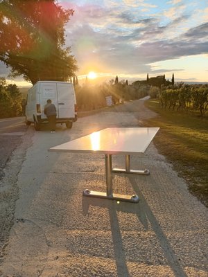 Kappa Desk Table by Perry King and Santiago Miranda for Planula, 1970s-UUF-2021694