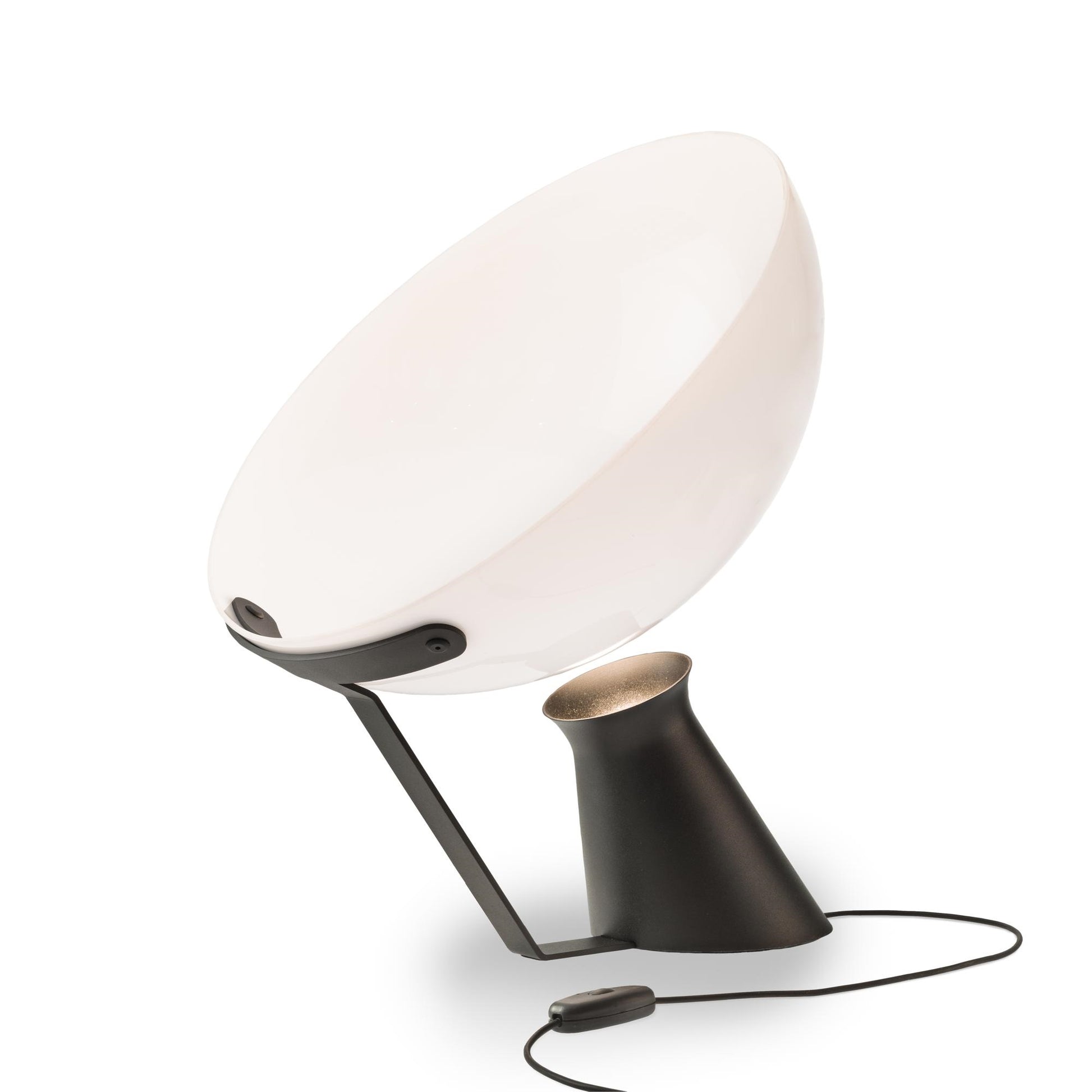 Aida Table Lamp by Karakter #White/ Black