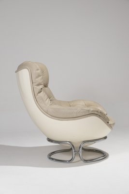 Karate Leather Armchair by Michel Cadestin, 1970s-QAC-2035353