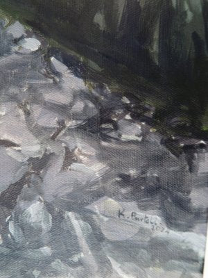 Karine Bartoli, Calanques, 2023, Oil on Canvas-CHG-2037190