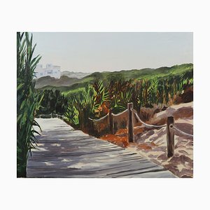 Karine Bartoli, Chemin Formentera, 2024, Oil on Canvas-CHG-2037991