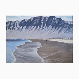 Karine Bartoli, Famara Lanzarote, 2023, Oil on Canvas-CHG-2030726