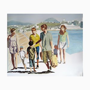 Karine Bartoli, Famille Marseille, 2019, Oil on Canvas-CHG-916313