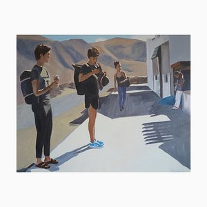 Karine Bartoli, Lanzarote Famara 02, 2022, Oil on Canvas-CHG-1249611