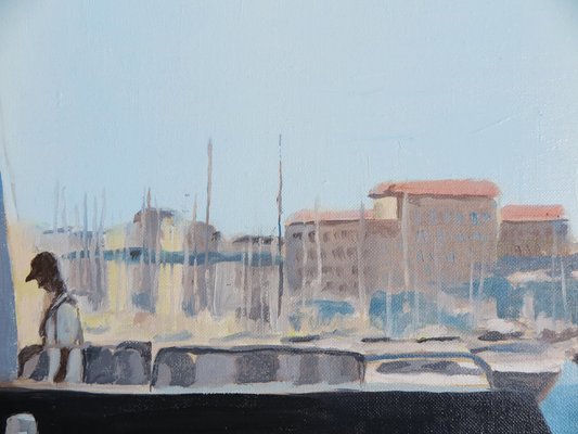 Karine Bartoli, Massilia, 2022, Oil on Canvas-CHG-1393626