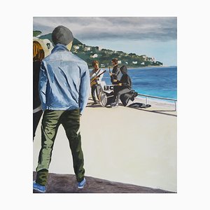 Karine Bartoli, Promenade des Anglais, 2023, Oil on Canvas-CHG-2030514