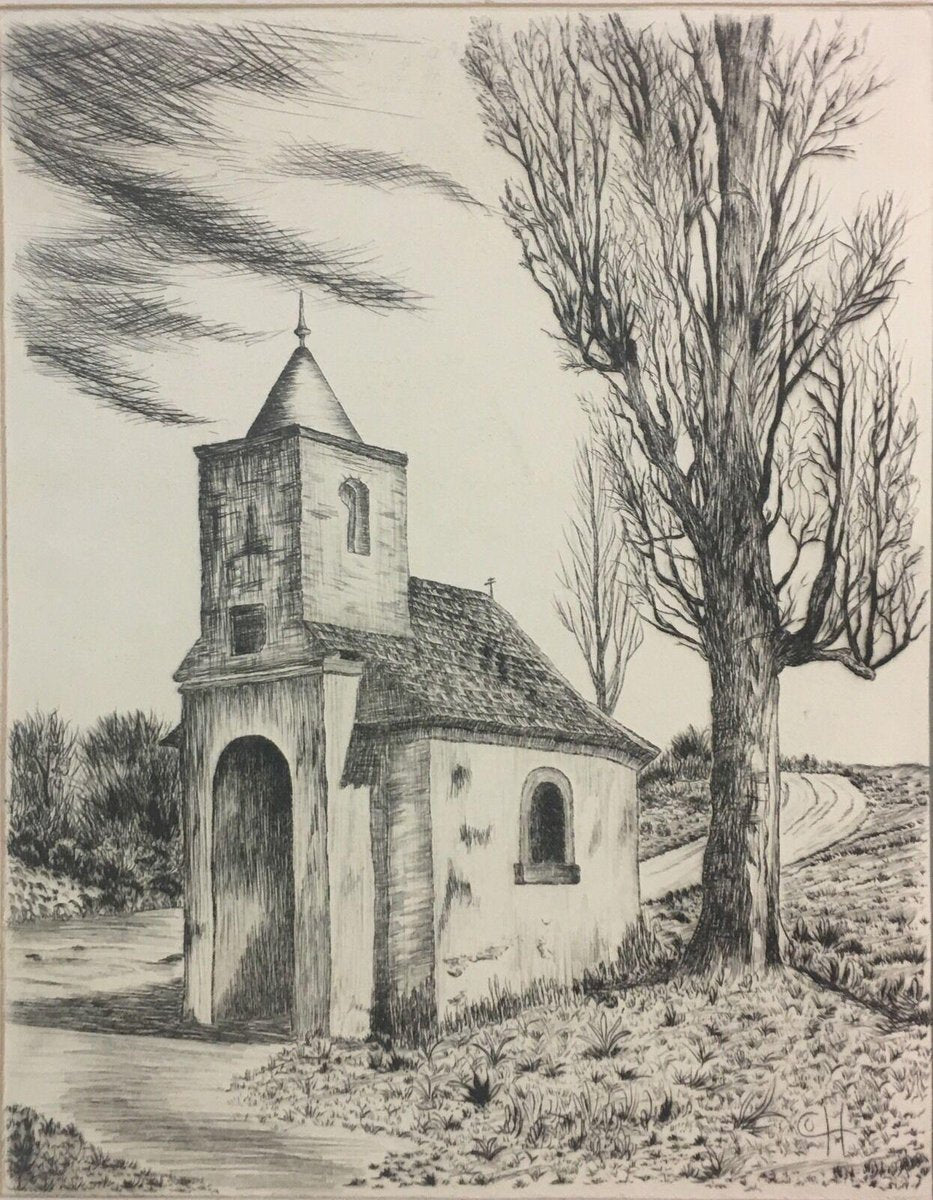 Karl Hartmann, Chapel, Etching