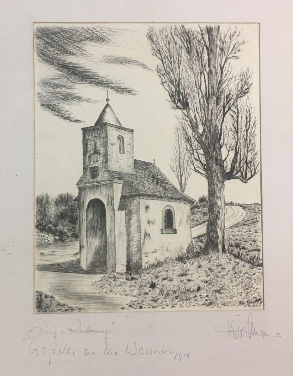 Karl Hartmann, Chapel, Etching