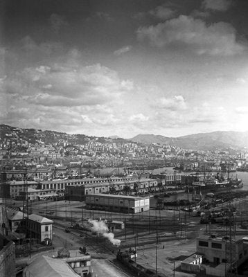 Karl Heinrich Lämmel, Industrial View, Genova Harbor, Italy, 1939, Photograph-DYV-1073491