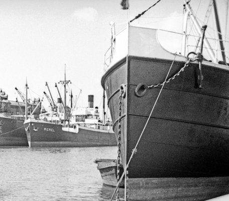 Karl Heinrich Lämmel, Ships at the Inner Harbor of Koenigsberg, Germany, 1934, Photograph-DYV-1073499