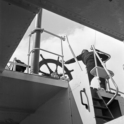 Karl Heinrich Lämmel, Steering Wheel on a Ship, Germany, 1937, Photograph-DYV-1073501