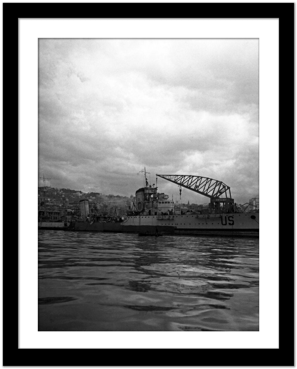 Karl Heinrich Lämmel, Travelling Through Italy, Genova Harbor, Italy, 1939, Photograph