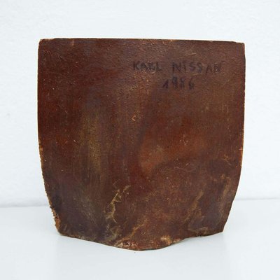 Karl Nissan, Abstract Sculpture, 1986, Wood-WM-1407021