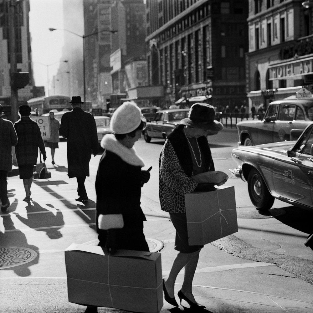 Karol Kallay, Nyc Shopping Couple, 1965