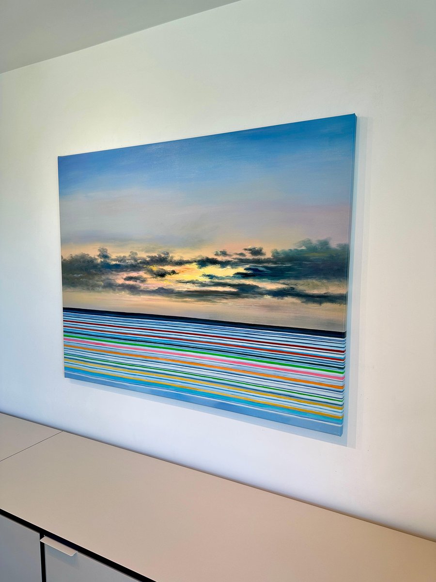 Kate Seaborne, The Sunlight Clasps the Sea, Oil on Canvas