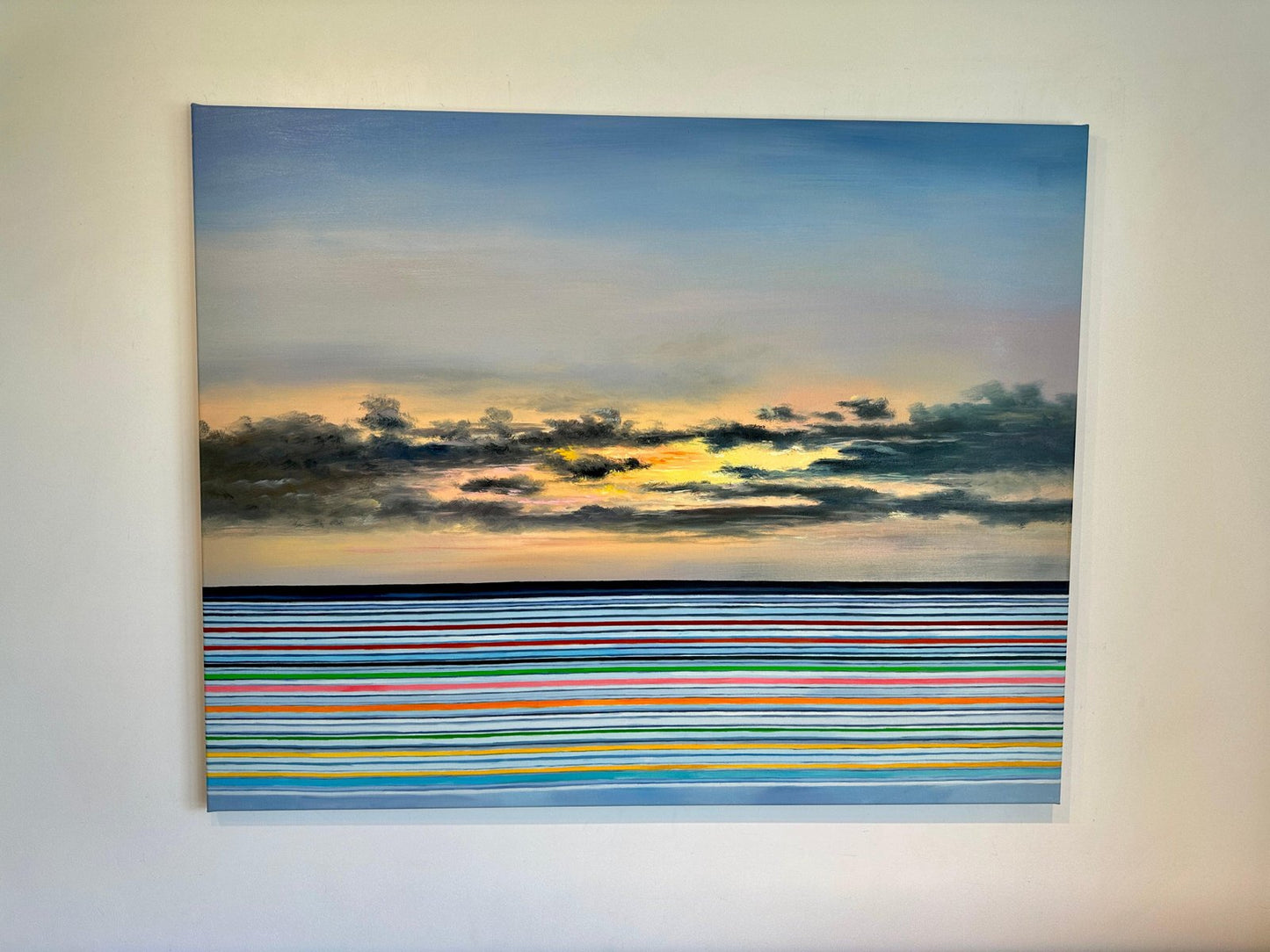 Kate Seaborne, The Sunlight Clasps the Sea, Oil on Canvas